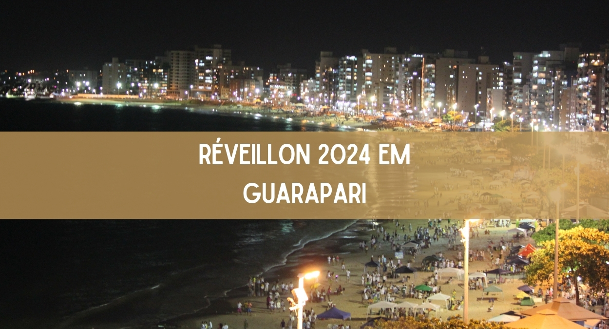 Réveillon 2024 em Guarapari (imagem: Canva)