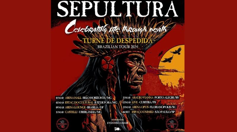 Ingressos Sepultura Belo Horizonte 2024: veja como adquirir o seu (imagem: Divulgação)