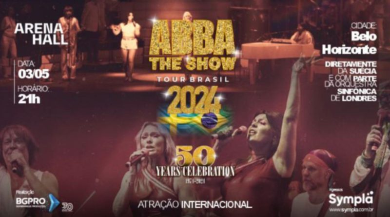 ABBA The Show 2024 em Belo Horizonte: veja como adquirir os ingressos (imagem: Divulgação)