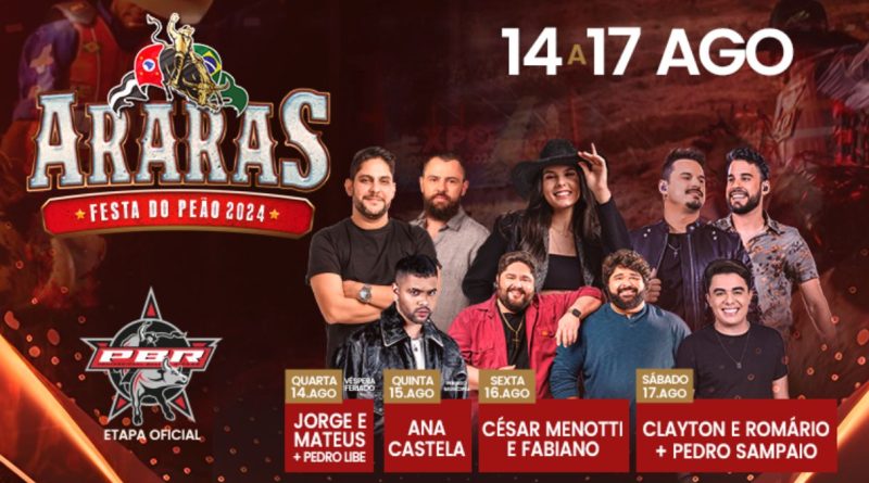 Festa do Peão de Araras 2024 (imagem: Divulgação)