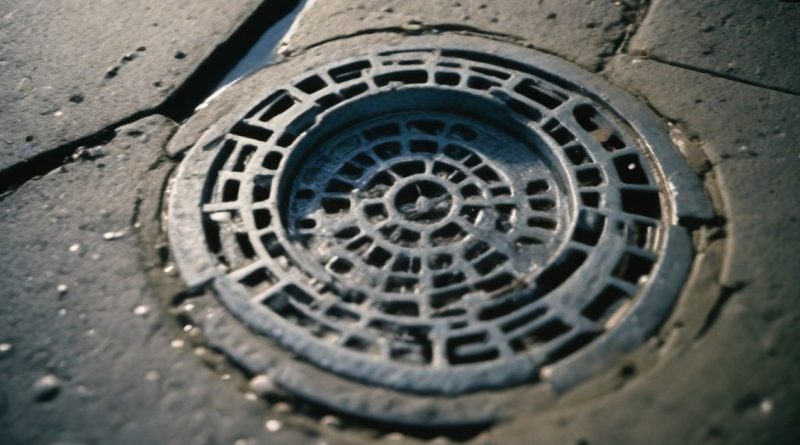 Ralo de esgoto entupido é problema comum em várias casas (Imagem gerada por IA)