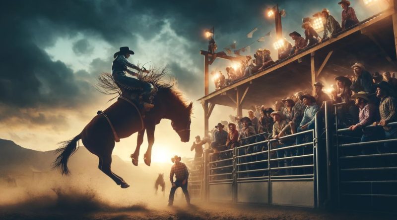 Rodeio (imagem gerada por IA)