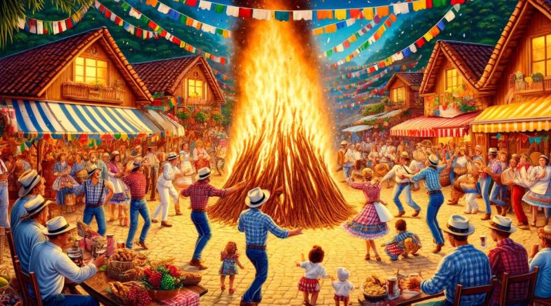 São João( (imagem gerada por IA)