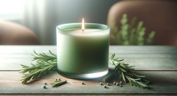 Para que serve a vela aromática de alecrim?