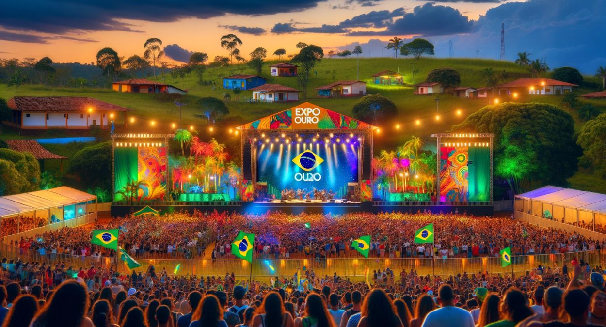 Expo Ouro (imagem gerada por IA)