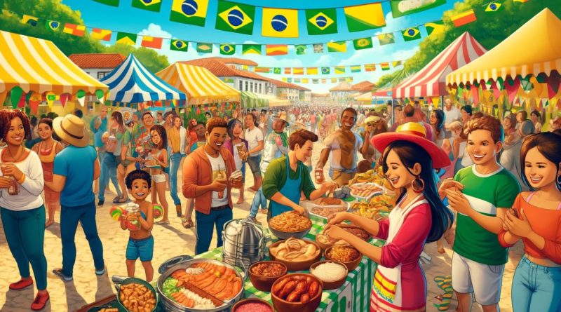 Festa da Linguiça (imagem gerada por IA)