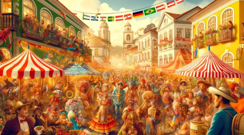 Festa das Nações (imagem gerada por IA)