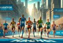 Maratona (imagem gerada por IA)