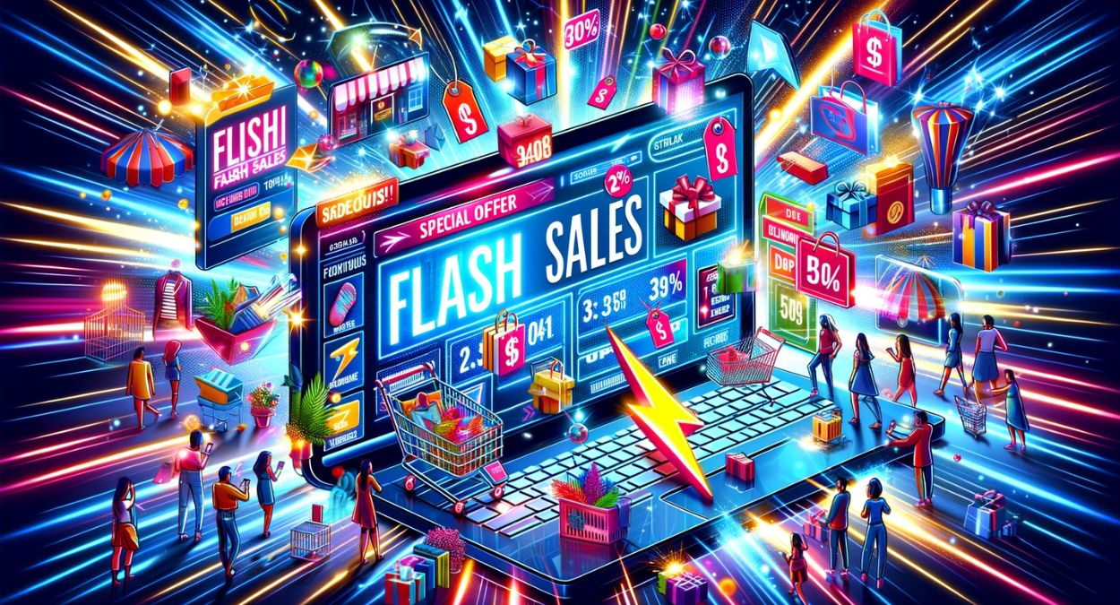 Oferta Relâmpago (imagem gerada por IA)