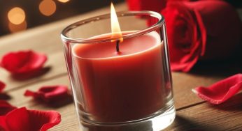 Vela aromática de rosas vermelhas: Para que serve e como usar?