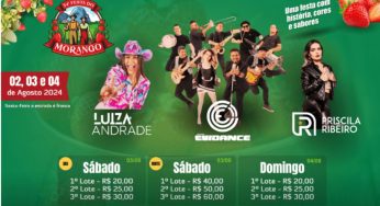 Festa do Morango de Pedra Azul 2024: Confira a programação e como comprar os ingressos