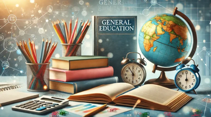 Livros abertos ao lado de um globo e canos coloridos. Educação geral.