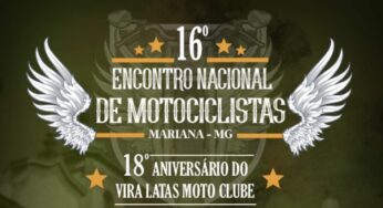 Encontro Nacional de Motociclistas 2025 agita Mariana em agosto