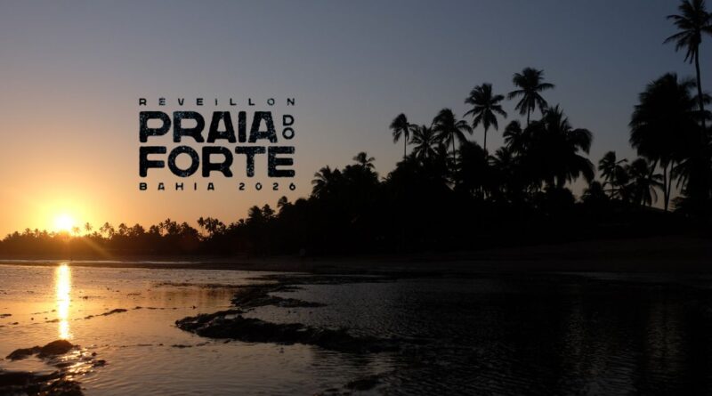 Réveillon Praia do Forte 2026 (imagem: Canva)