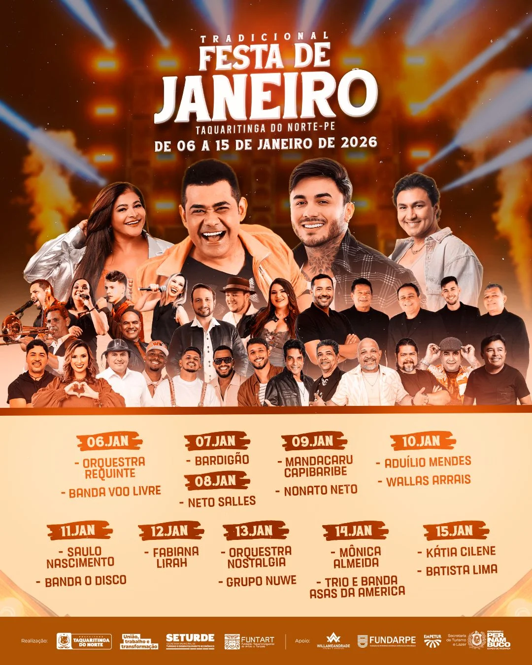 Festa de Janeiro 2026 (imagem: Divulgação)