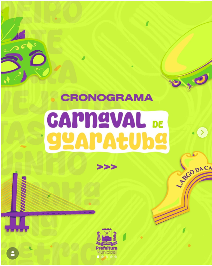 Carnaval de Guaratuba 2026 (imagem: Divulgação)