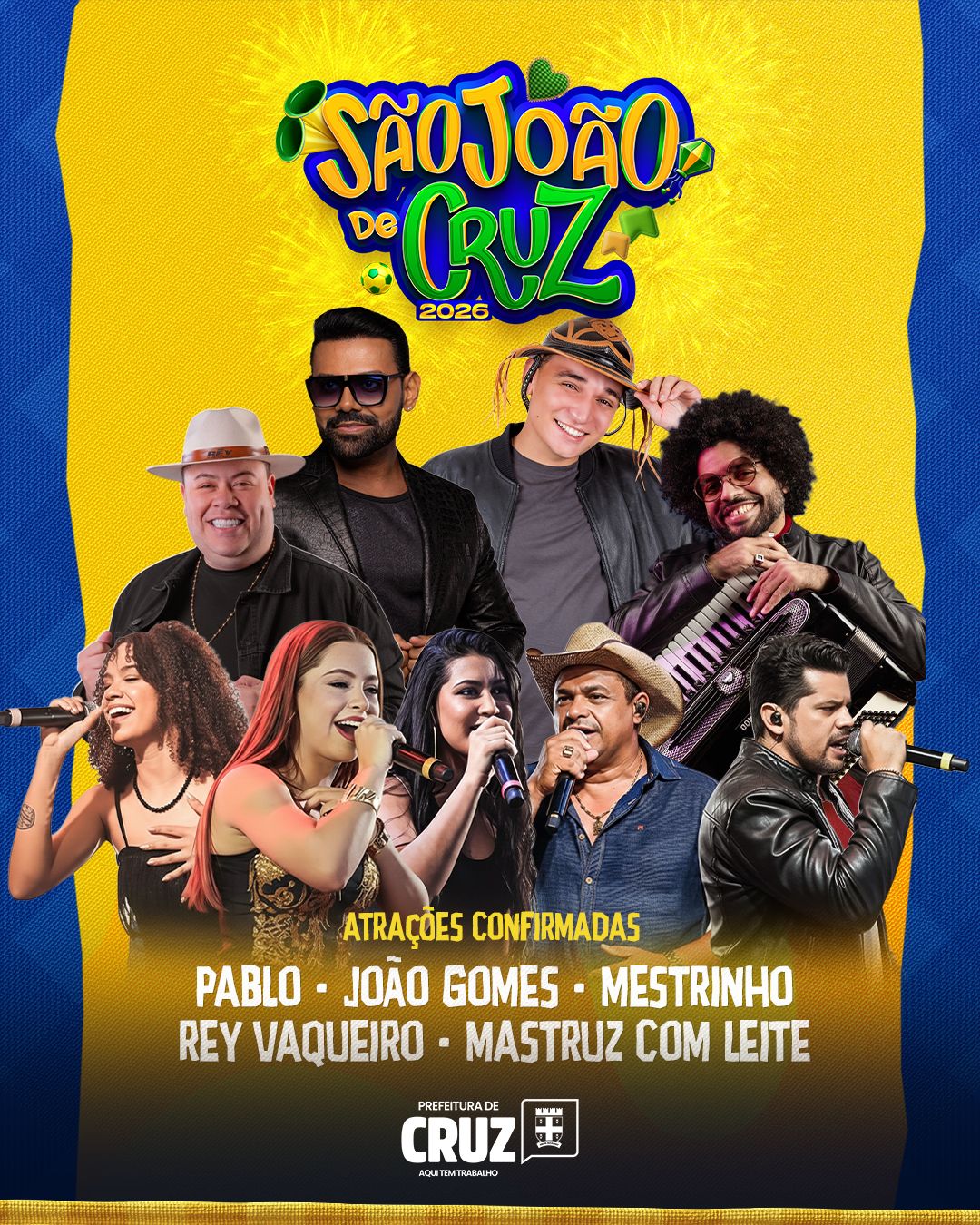 São João Cruz das Almas 2026 (imagem: Divulgação)