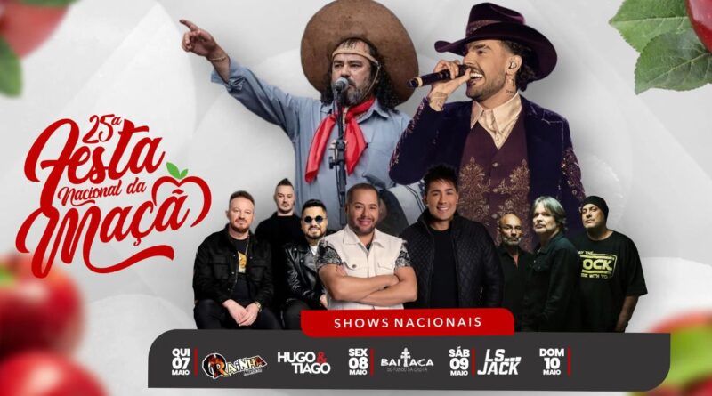 Festa Nacional da Maçã 2026 (imagem: Divulgação)