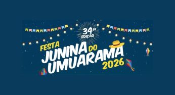 Festa Junina de Umuarama 2026 terá sete dias de shows; veja atrações