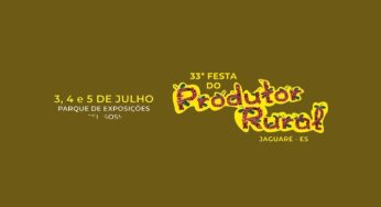 Festa do Produtor Rural de Jaguaré 2026 terá shows, feira e prêmios