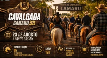 Uberlândia terá Cavalgada Camaru 2026 em 23 de agosto, com concentração às 8h