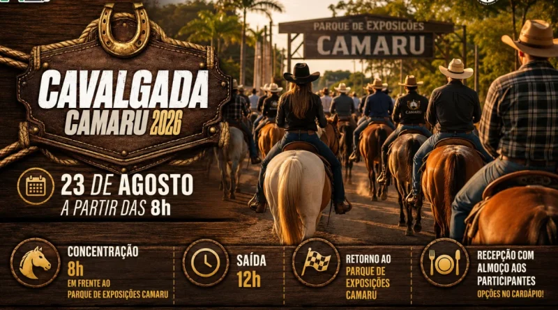 Cavalgada Camaru 2026 (Imagem: IA)