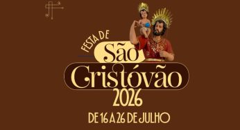 Festa de São Cristóvão 2026 terá novena, shows e comidas típicas