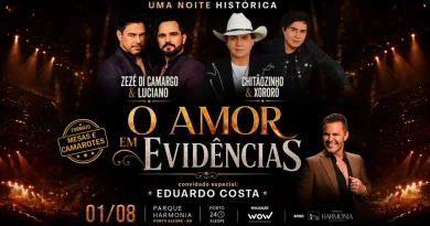 Porto Alegre recebe O Amor em Evidências com Chitãozinho & Xororó e Zezé Di Camargo & Luciano O Amor em Evidências
