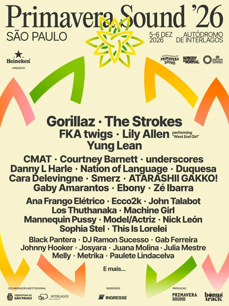 Primavera Sound 2026 (imagem: Divulgação)