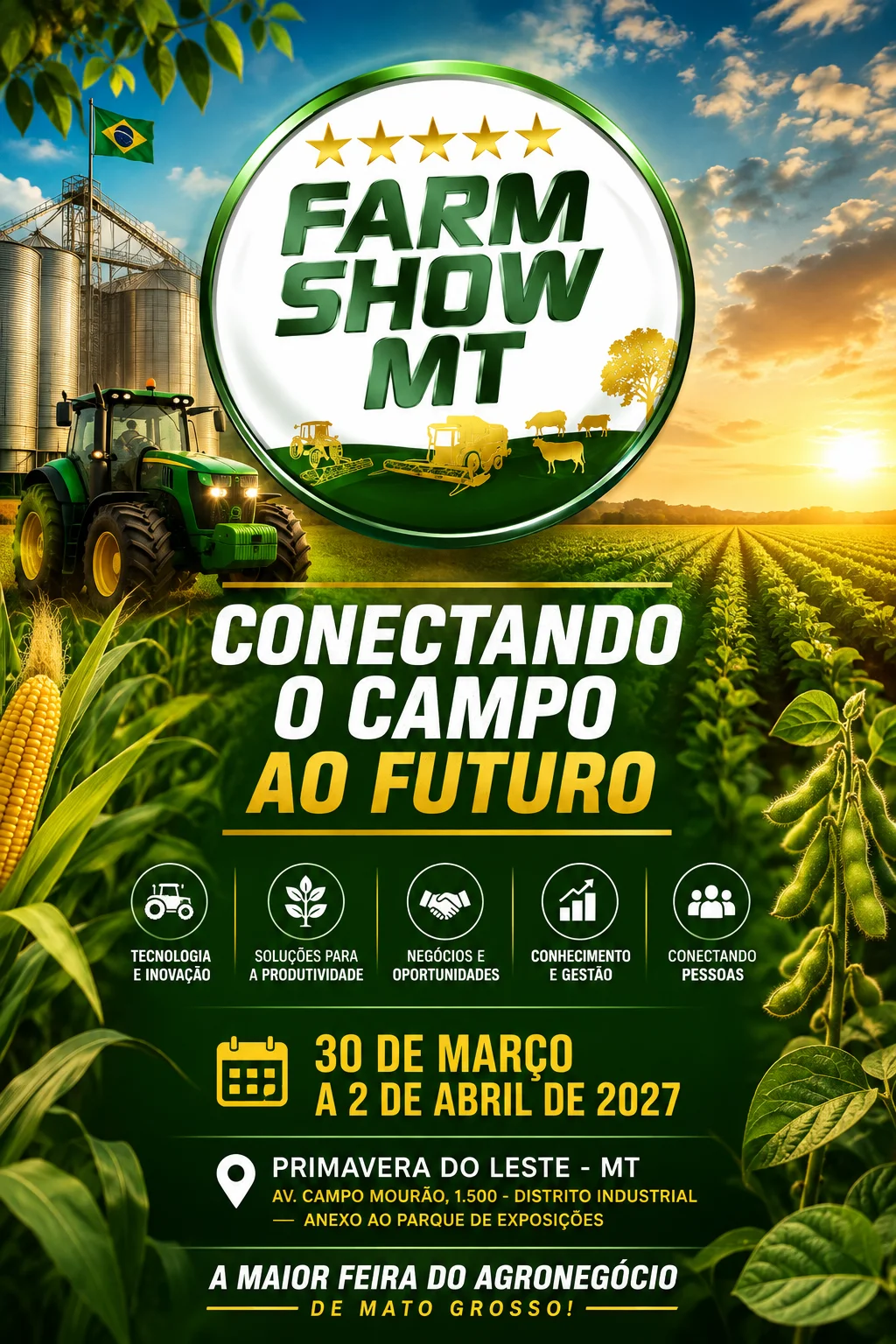 datas e atrações da Farm Show 2027