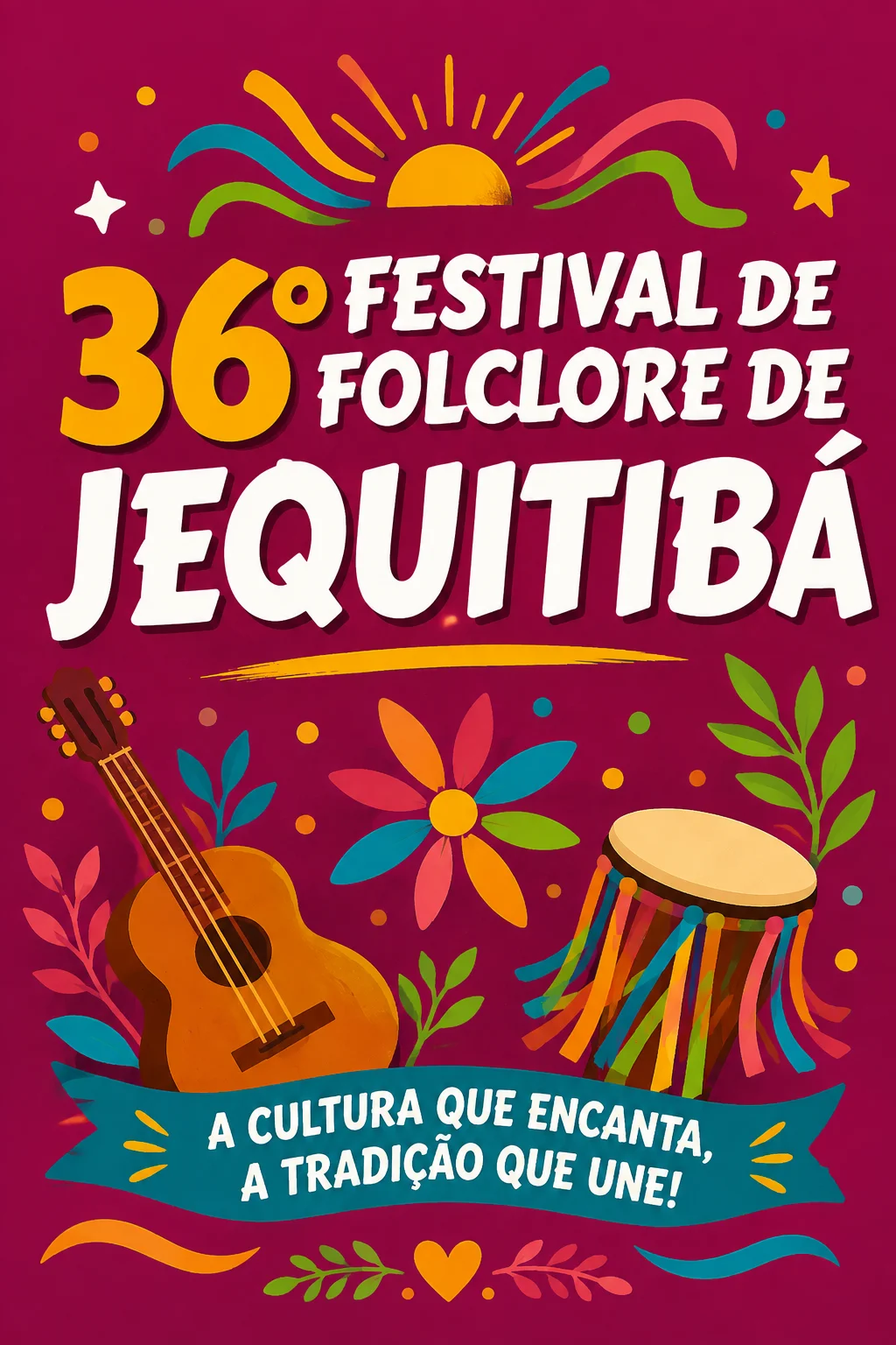 Festival de Folclore de Jequitibá 2026 (Imagem: IA)