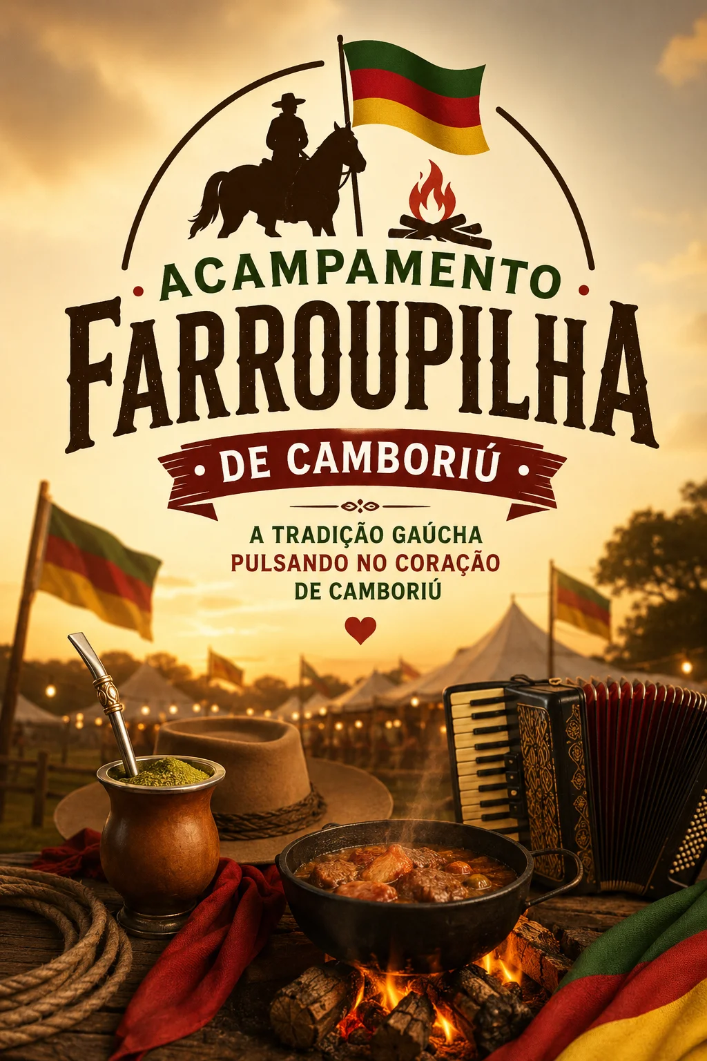 Programação Acampamento Farroupilha 2026 Camboriu