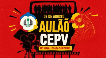 Aulão gratuito da UEL reúne estudantes para revisão do Vestibular 2027 no centro de Londrina