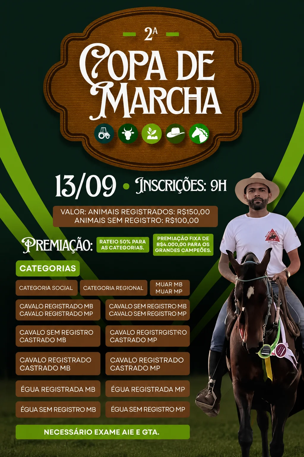 Programação Copa de Marcha Bocaiuba 2026