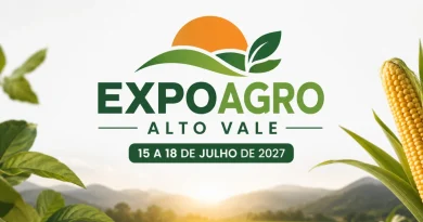 ExpoAgro Alto Vale 2027 volta a Pouso Redondo em julho e terá quatro dias ExpoAgro Alto Vale 2027