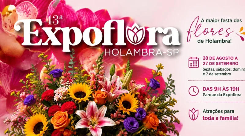 Datas e atrações da Expoflora 2026