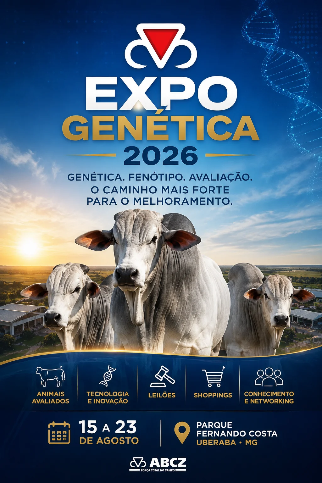 Atrações da ExpoGenética 2026
