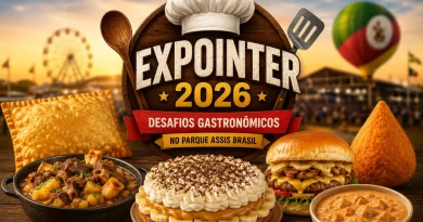 Expointer 2026 terá pastel, banoffee e coxinha gigantes em seis desafios gastronômicos Desafios gastronômicos da Expointer 2026