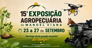 15ª Exposição Agropecuária de Manoel Viana será em setembro e destaca negócios no campo Exposição Agropecuária Manoel Viana 2026