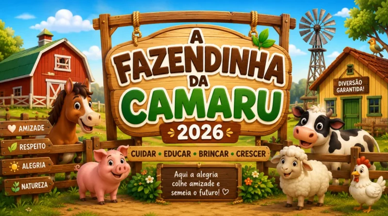 Atrações da Fazendinha Camaru 2026
