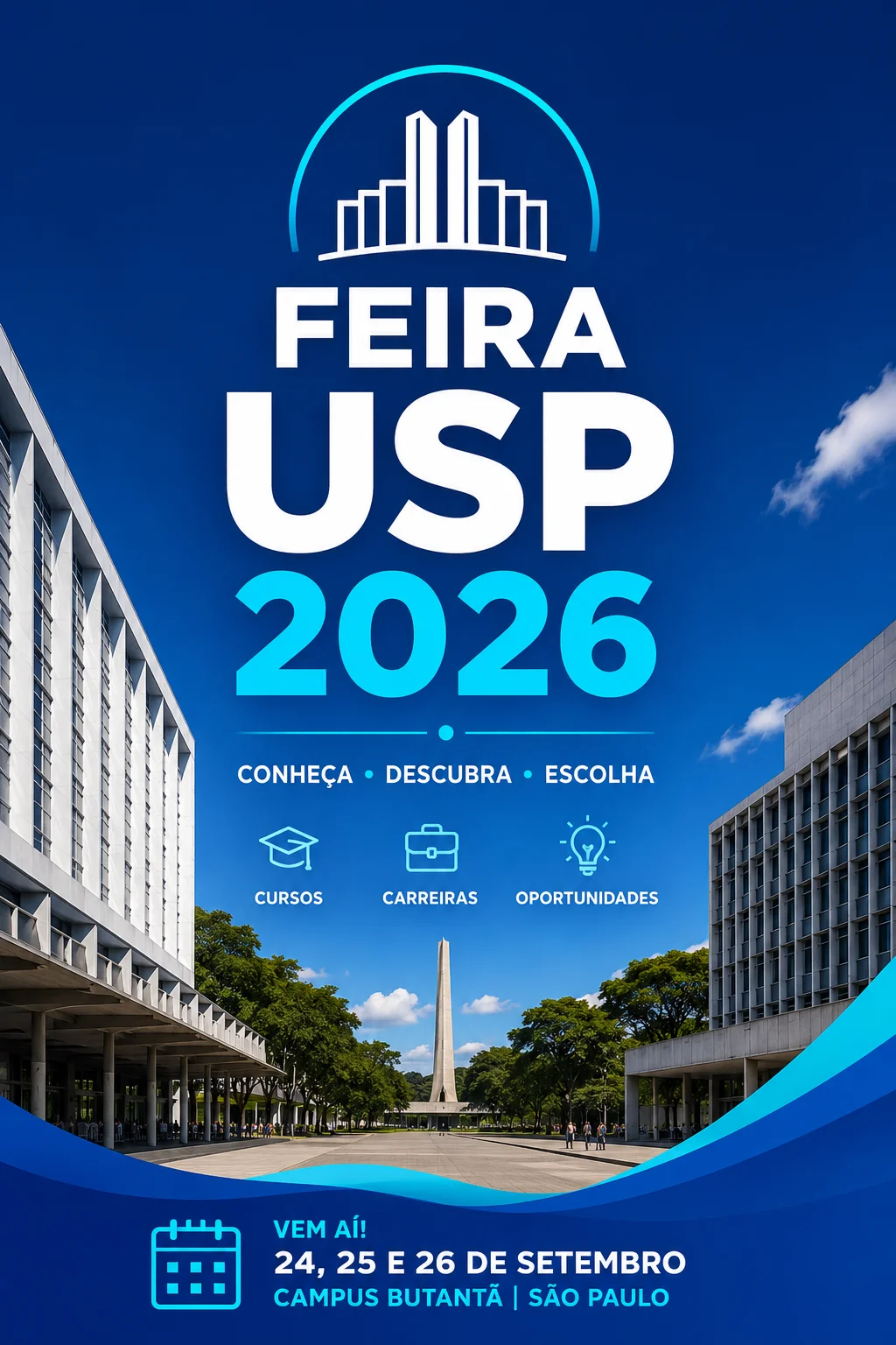 Datas e atrações Feira USP 2026 e as Profissões