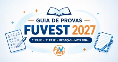 Guia de Provas da Fuvest 2027
