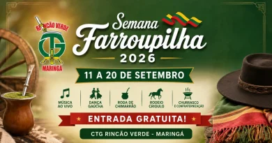Datas e atrações Semana Farroupilha 2026 Maringá