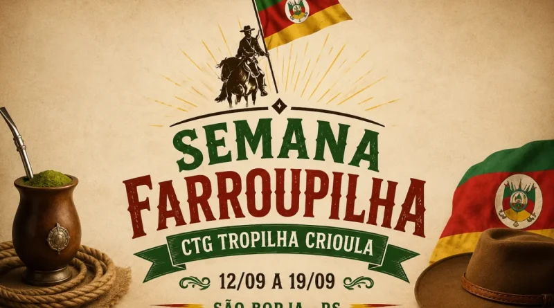 Atrações Semana Farroupilha São Borja 2026