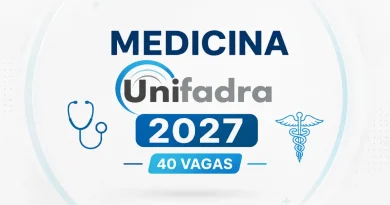 Datas e Inscrição do Vestibular 2027 Medicina Unifadra