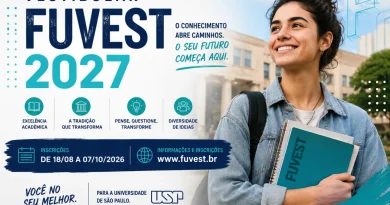 FUVEST divulga Guia de Jornada do Vestibular 2027 com datas, provas e matrícula na USP Vestibular Fuvest 2027
