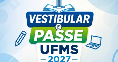 Datas e inscrição do Vestibular e PASSE UFMS 2027