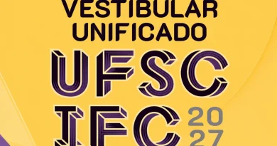 Inscrições do Vestibular Unificado UFSC/IFC 2027 começam em 12 de agosto Vestibular Unificado 2027 UFSC/IFC