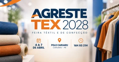 Agreste Tex 2028 acontecerá de 4 a 7 de abril no Polo Caruaru, das 16h às 21h atrações agreste tex 2028