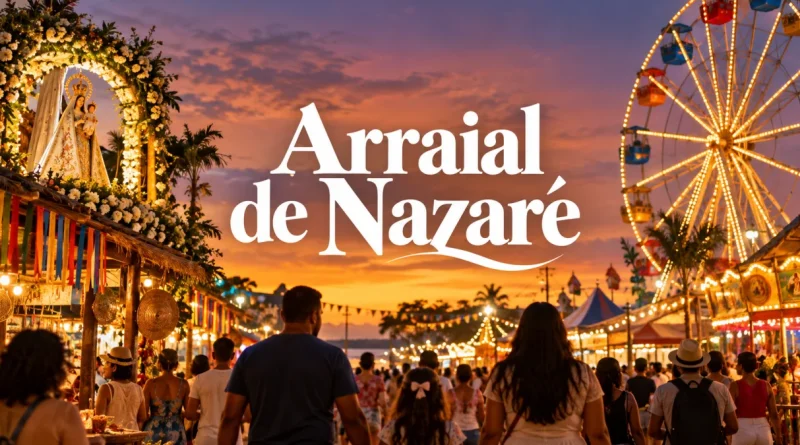 Arraial de Nazaré 2026 (Imagem IA)